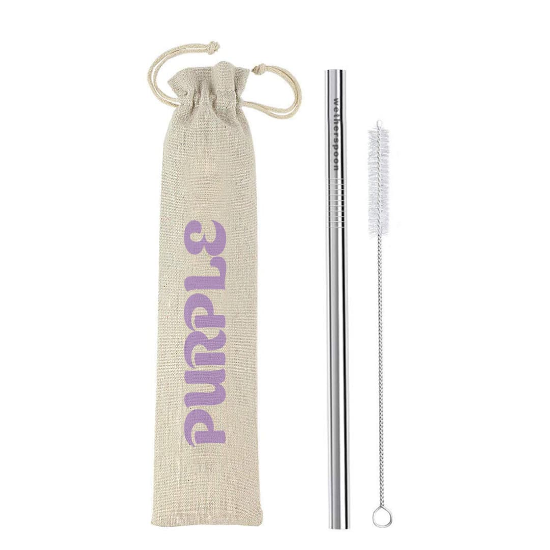 Metallic straw + cleaner